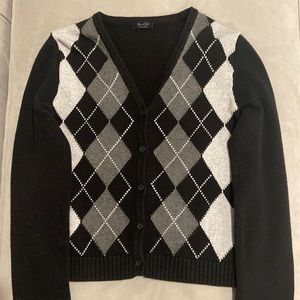 Brandy melville elizabeth argyle sweater